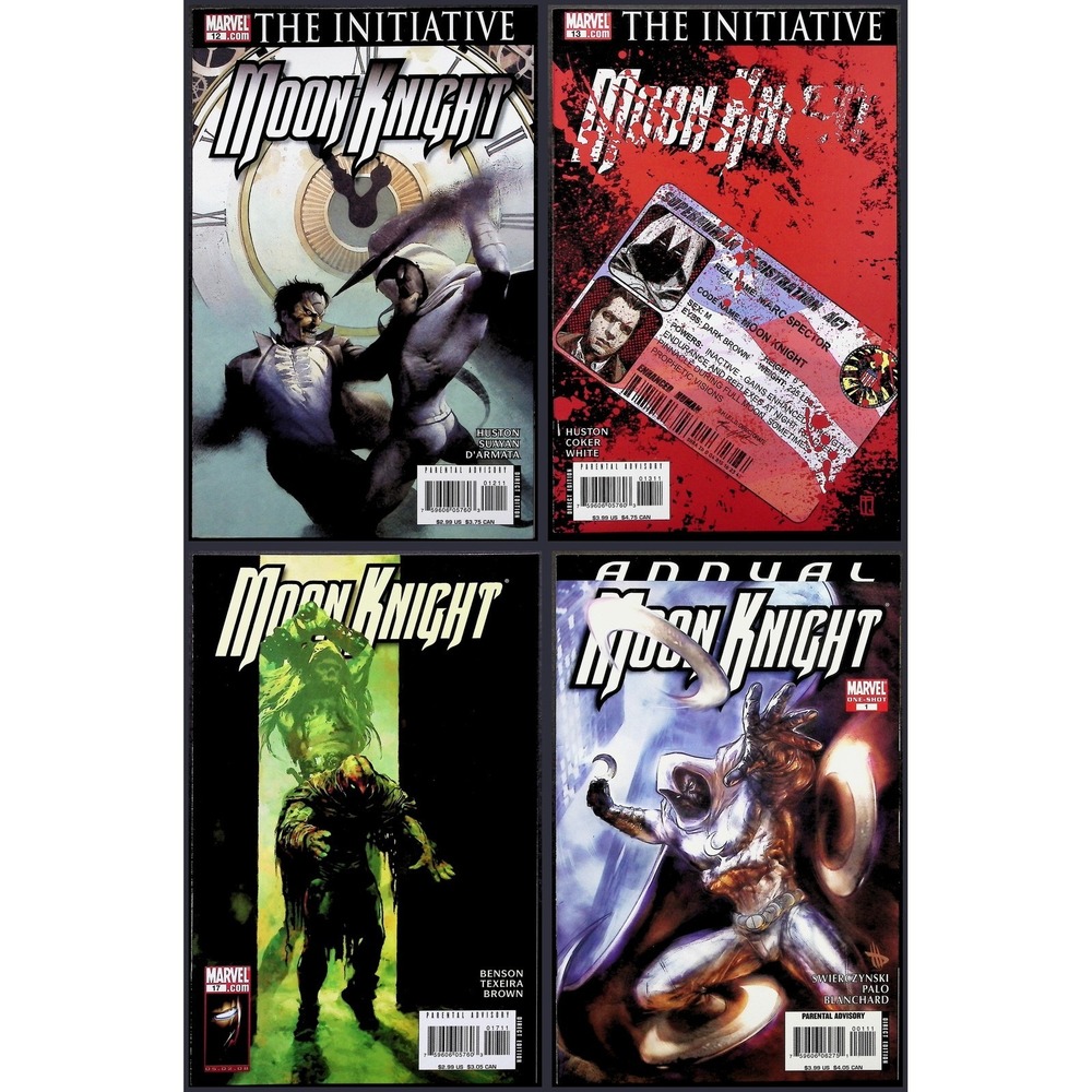Moon Knight 12 13 17 Annual 1 The Initiative One-Shot 4x‎ Comic Lot VF/NM
